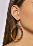 Rondel Teardrop Earrings