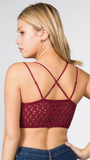 Women’s Crochet Strappy Lace Bralette Bra