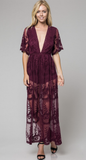 The Love Lace Maxi Dress with Lining