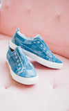 Corkys Babalu Sneaker in Denim Patches