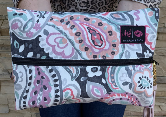 Blush Whimsy Makeup Junkie Bags