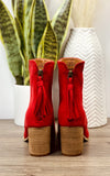 Corkys Boujee Booties in Red