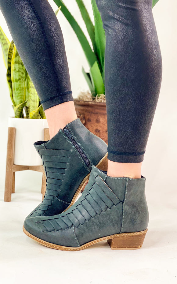 Not Rated Isabel Booties in Teal