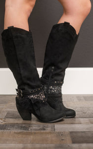 Not Rated Lush Boot in Black