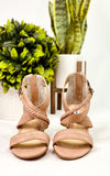 Not Rated Qila Sandal in Blush