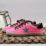 Skylar Sneaker in Hot Pink