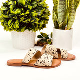 Naughty Monkey Spirited Sandals in Black and White