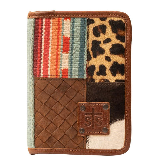 Sts Ranchwear Remnants Cowhide Leather Magnetic Wallet