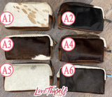 Sts Ranchwear Cowhide Bebe Cosmetic Makeup Bag