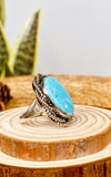 Gilbert Nez Kingman Turquoise Ring