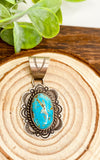 Dave Skeets Turquoise Pendant