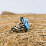 Eli Skeets Kingman Turquoise Ring
