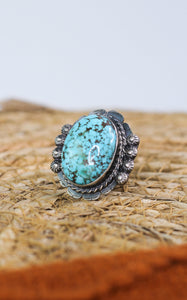 Large Betta Lee Kingman Turquoise Ring