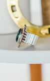Julia Etsitty Kingman Turquoise Ring