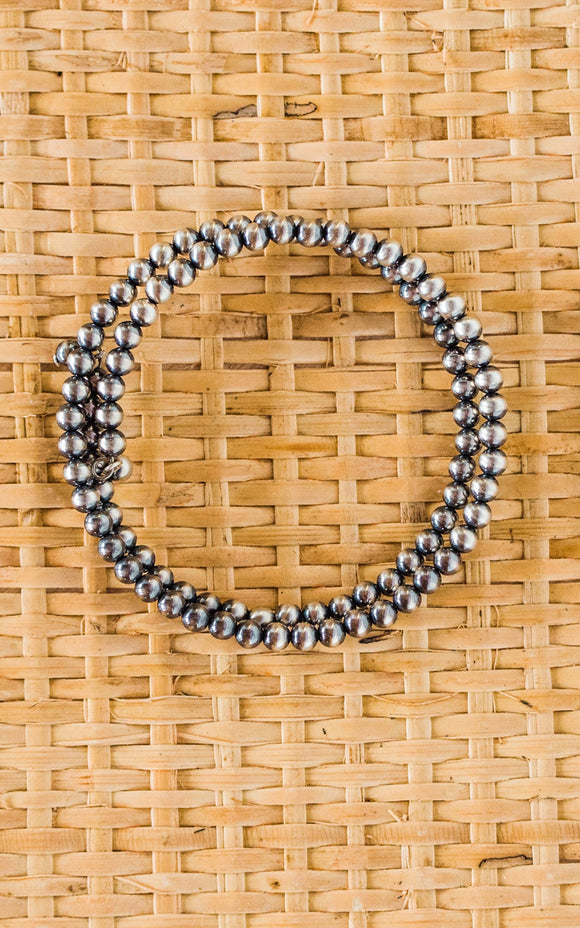 Mason Lee Memory Wire Navajo Pearl Wrap Bracelet