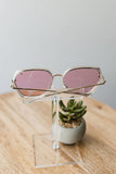 American Bonfire Vibes Sunglasses in Pink