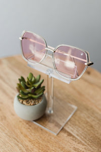 American Bonfire Vibes Sunglasses in Pink